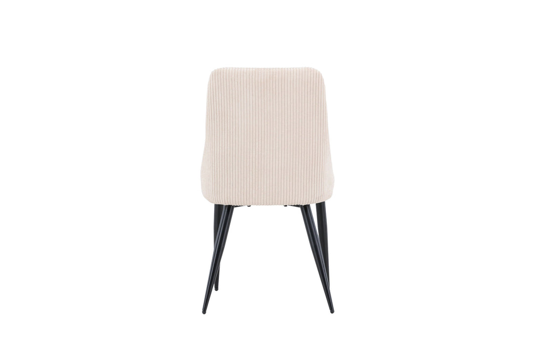 Venture Home Leone Dining Chair 2-pack - Black / Beige / FSC 100%