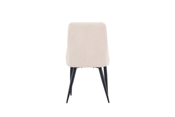 Venture Home Leone Dining Chair 2-pack - Black / Beige / FSC 100%