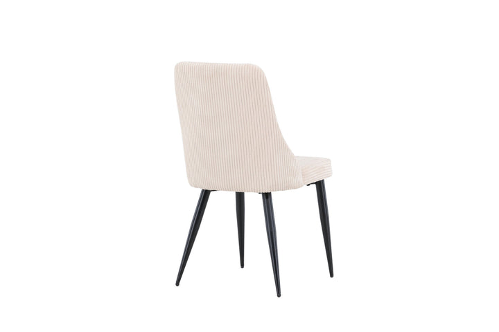 Venture Home Leone Dining Chair 2-pack - Black / Beige / FSC 100%