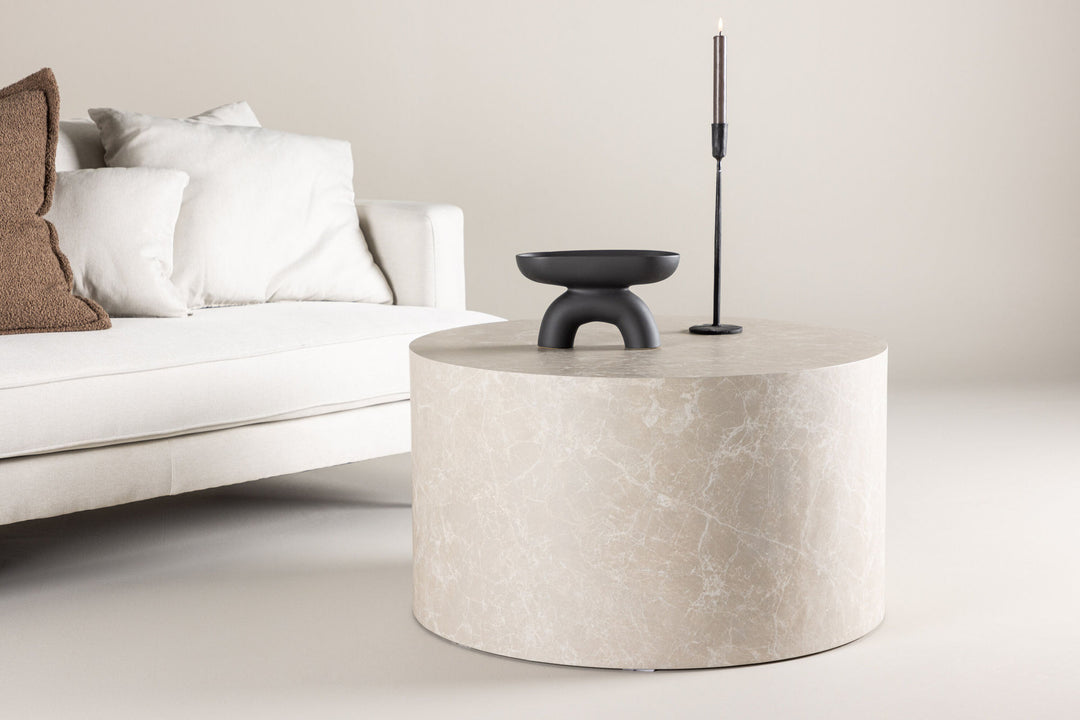 Venture Home York Round Sofa Table ⌀80 - Beige