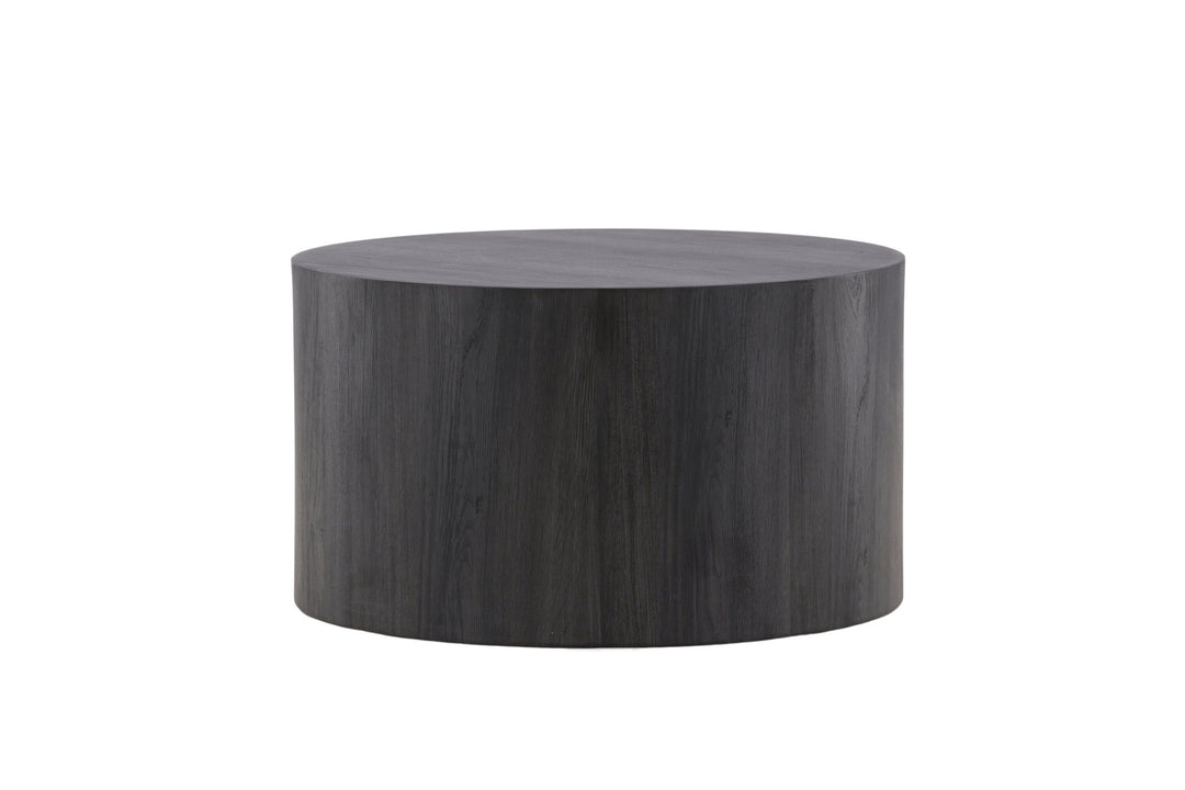 Venture Home York Round Sofa Table ⌀80 - Black
