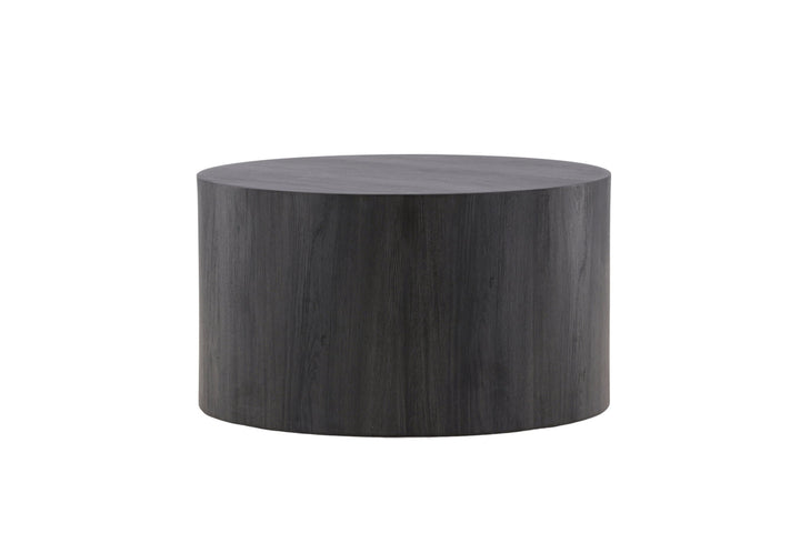 Venture Home York Round Sofa Table ⌀80 - Black