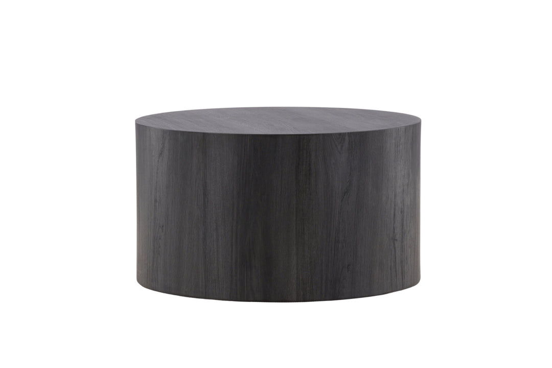 Venture Home York Round Sofa Table ⌀80 - Black