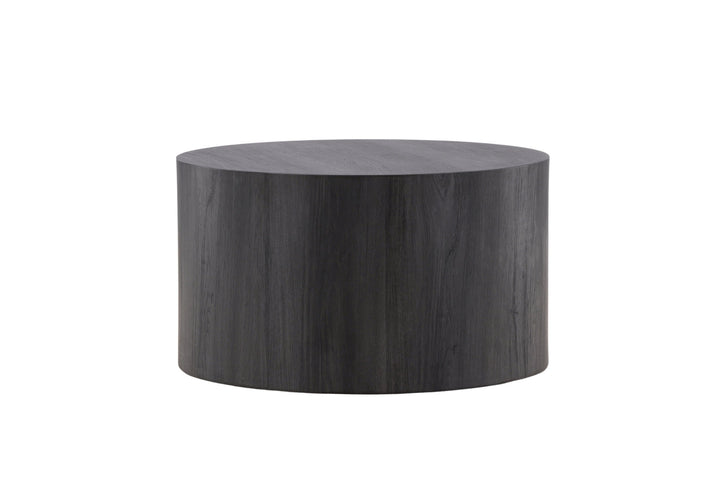 Venture Home York Round Sofa Table ⌀80 - Black