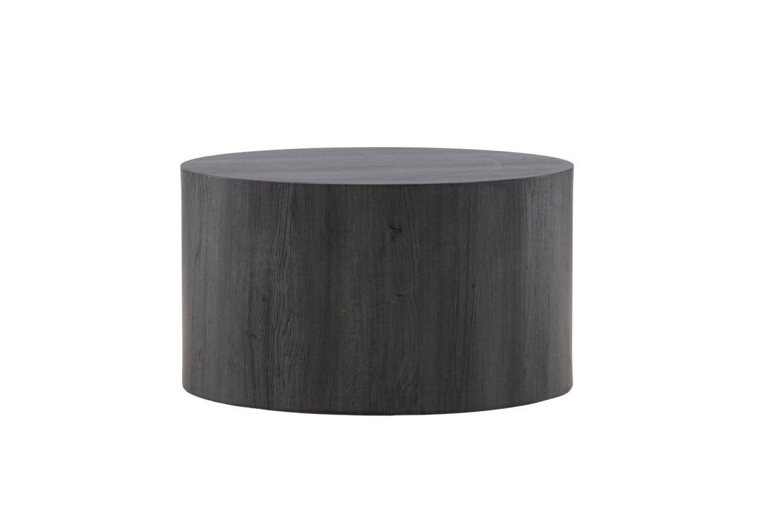 Venture Home York Round Sofa Table ⌀80 - Black