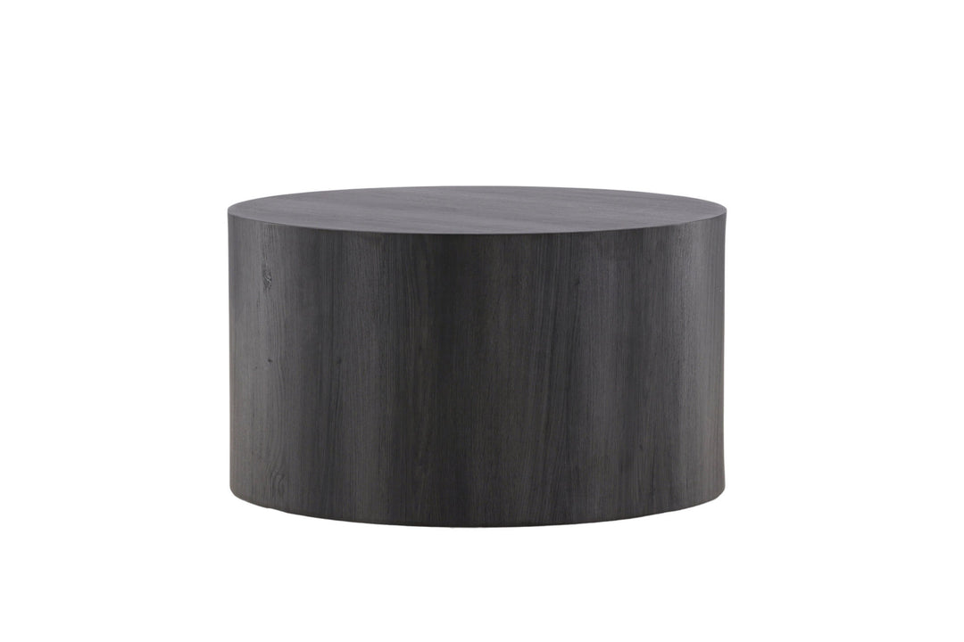 Venture Home York Round Sofa Table ⌀80 - Black
