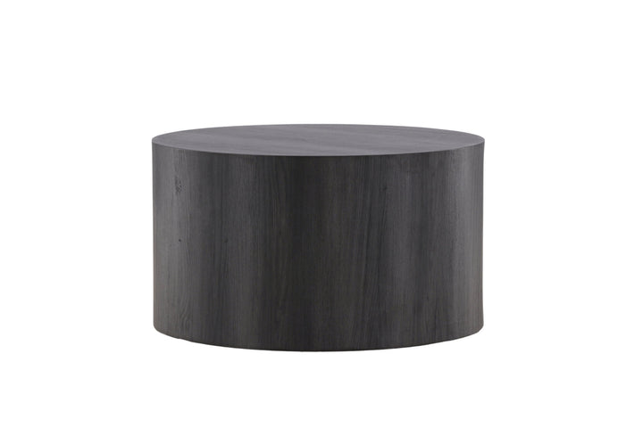 Venture Home York Round Sofa Table ⌀80 - Black