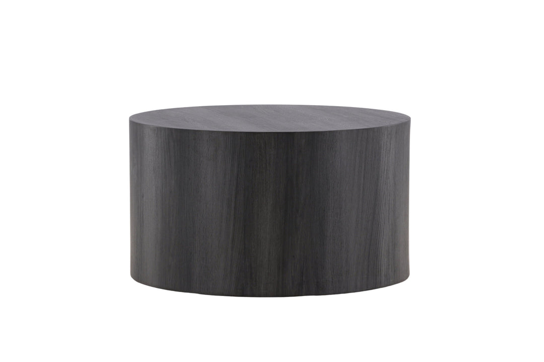 Venture Home York Round Sofa Table ⌀80 - Black