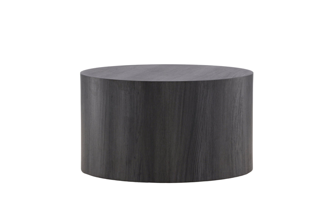 Venture Home York Round Sofa Table ⌀80 - Black