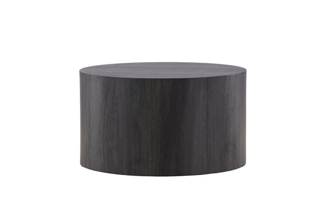 Venture Home York Round Sofa Table ⌀80 - Black