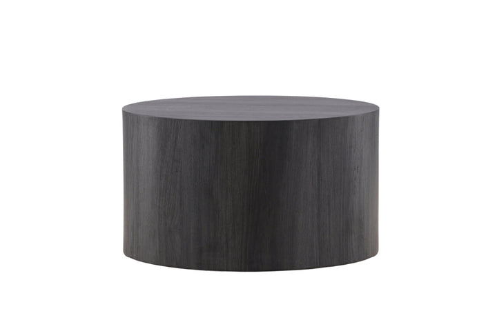 Venture Home York Round Sofa Table ⌀80 - Black
