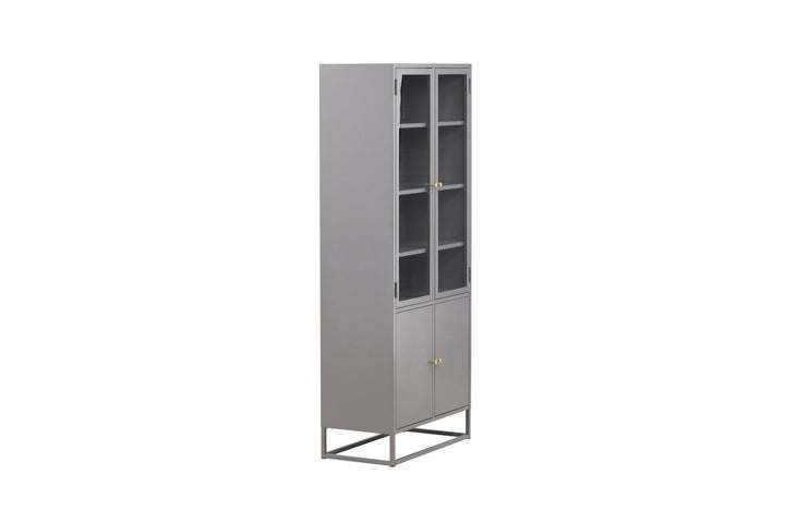 Venture Home Bakal Covered Bookcase - Light Grey