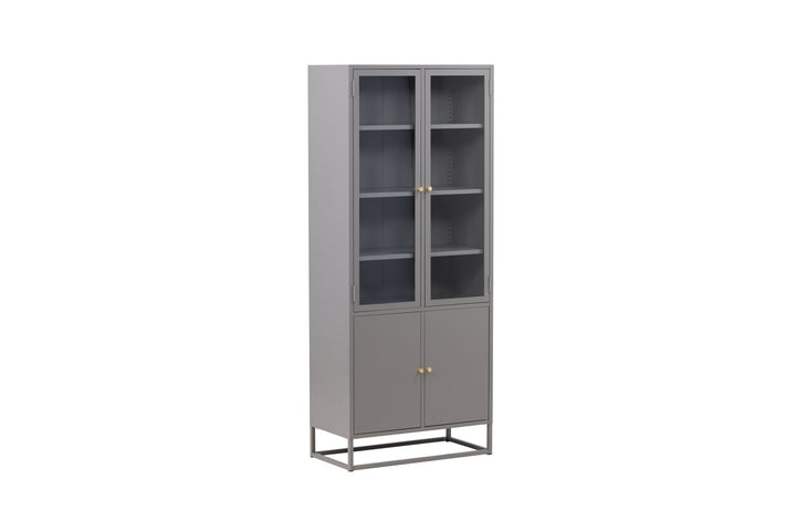 Venture Home Bakal Covered Bookcase - Light Grey