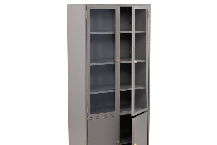 Venture Home Bakal Covered Bookcase - Light Grey