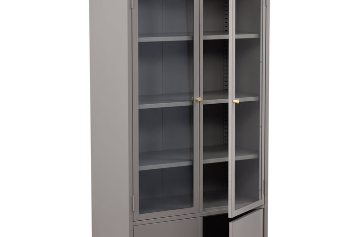 Venture Home Bakal Covered Bookcase - Light Grey