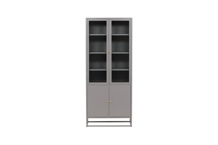 Venture Home Bakal Covered Bookcase - Light Grey