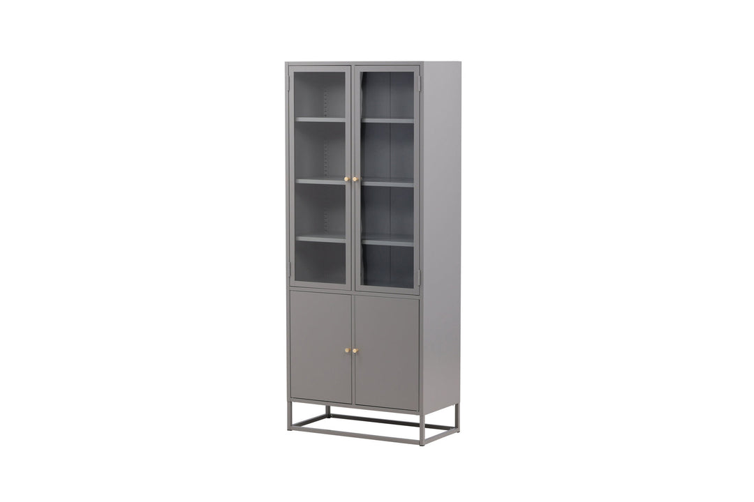 Venture Home Bakal Covered Bookcase - Light Grey