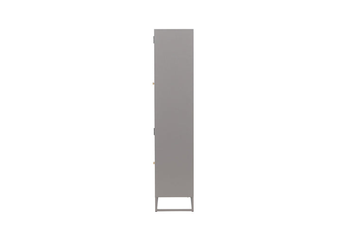 Venture Home Bakal Covered Bookcase - Light Grey