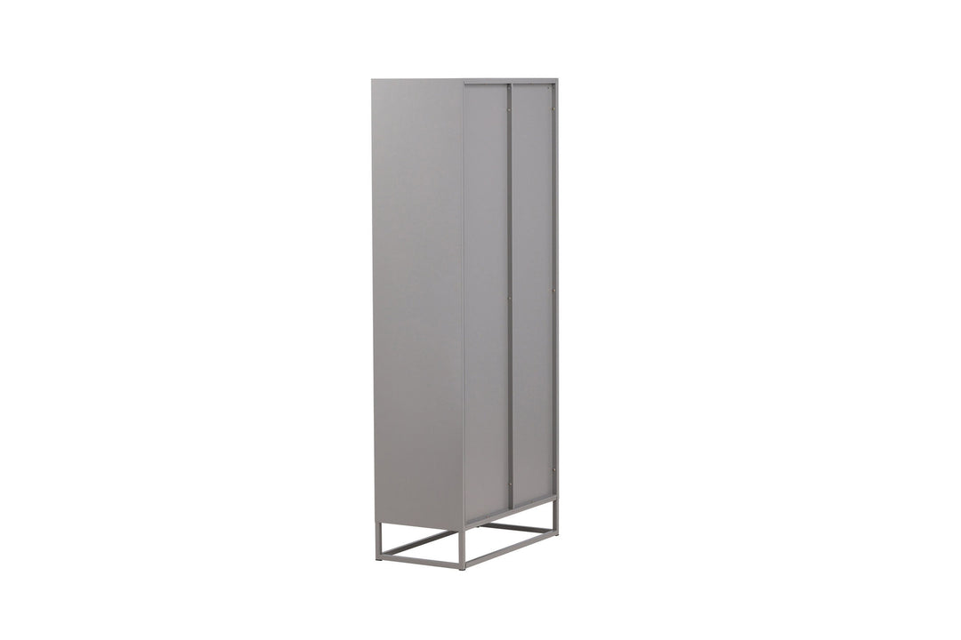 Venture Home Bakal Covered Bookcase - Light Grey