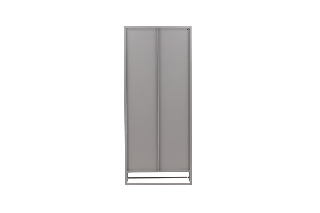 Venture Home Bakal Covered Bookcase - Light Grey