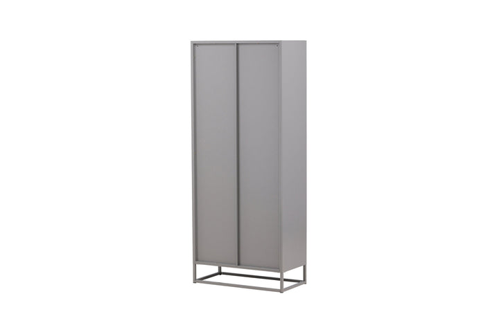 Venture Home Bakal Covered Bookcase - Light Grey
