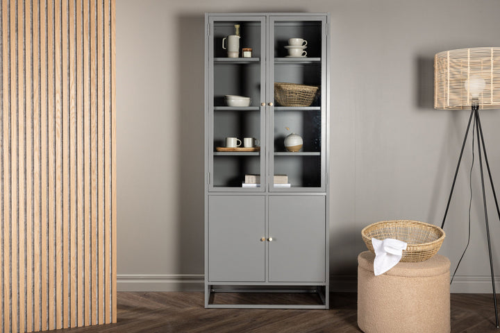 Venture Home Bakal Covered Bookcase - Light Grey