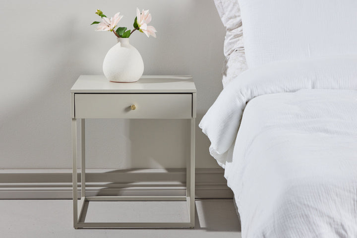 Venture Home Bakal - Bedside Table - Beige