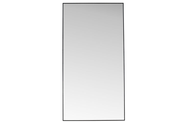 Venture Home Dalton Mirror 100x193 cm - Black Frame/ Clear Glass