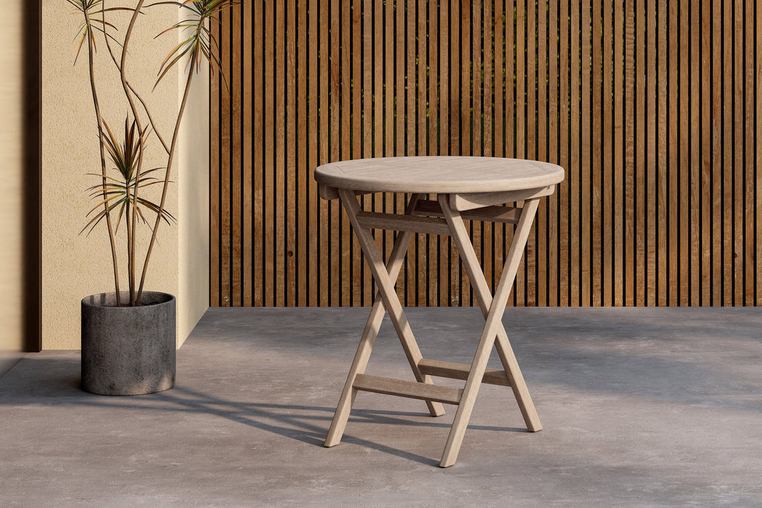 Venture Home Kenya Cafe Table Ø70 -Whitewash