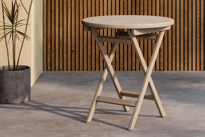 Venture Home Kenya Cafe Table Ø70 -Whitewash