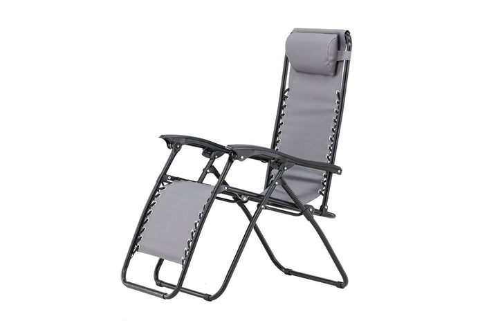 Venture Home Vulcano Solseng 2-pak - Grå / Sort