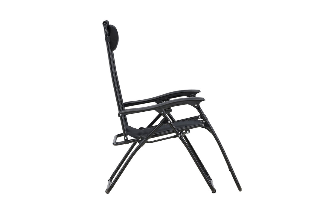 Venture Home Vulcano Sun Lounge 2-pack - Black / Black