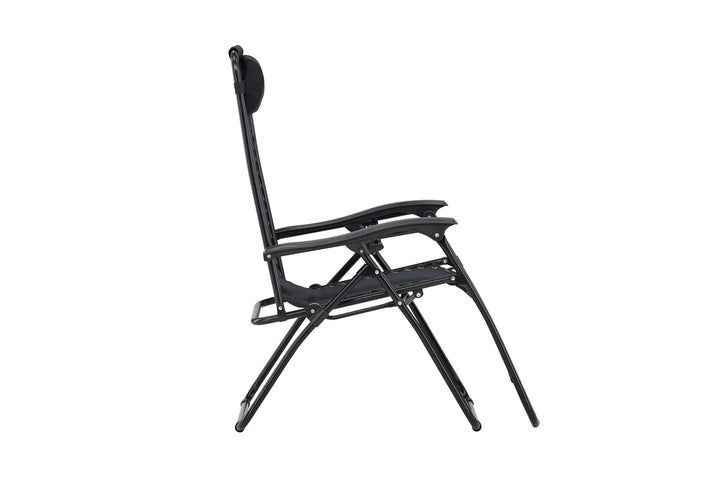 Venture Home Vulcano Sun Lounge 2-pack - Black / Black