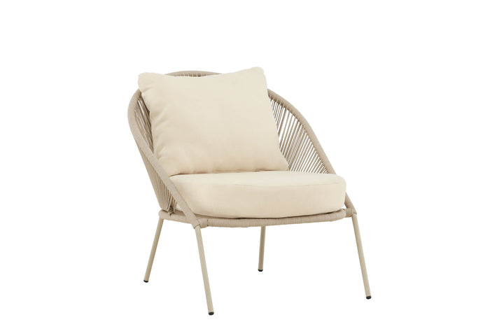 Venture Home Lindos Lounge Chair 2-pack Beige/Beige