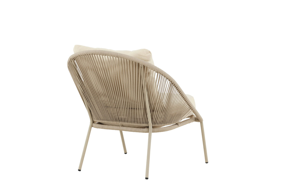 Venture Home Lindos Lounge Chair 2-pack Beige/Beige