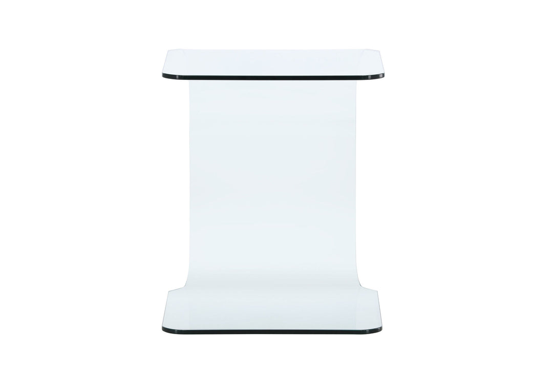 Venture Home Telemark Side Table 45x45x53 cm - Clear Glass