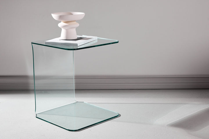 Venture Home Telemark Side Table 45x45x53 cm - Clear Glass