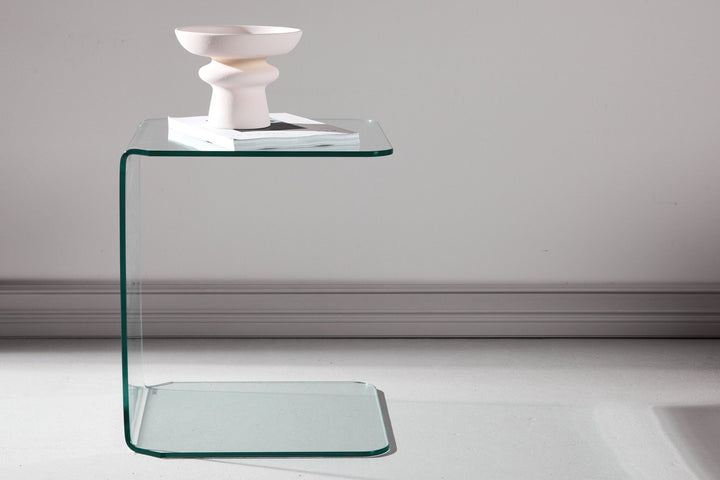 Venture Home Telemark Side Table 45x45x53 cm - Clear Glass