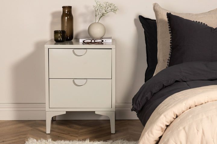 Venture Home Piring 2 Drawer - Beige/ Beige