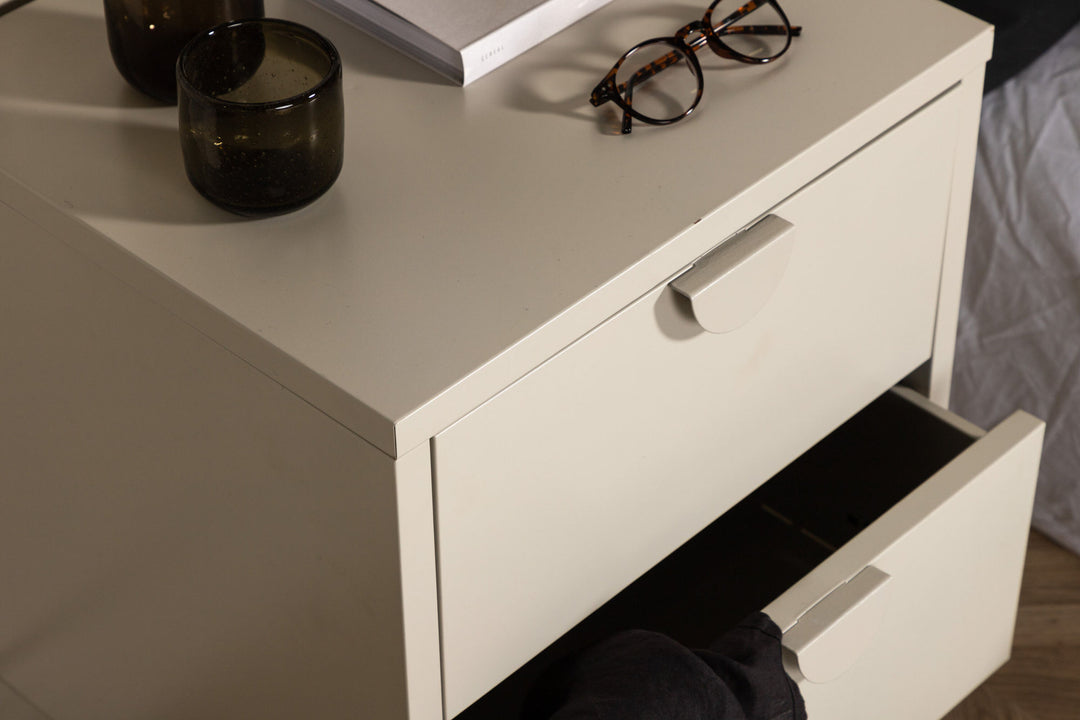 Venture Home Piring 2 Drawer - Beige/ Beige