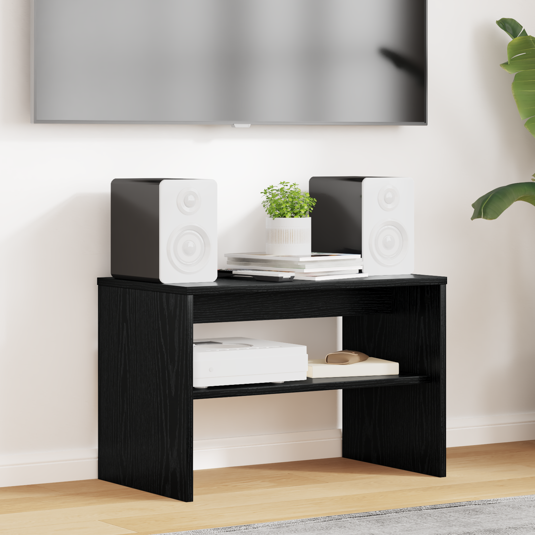 TV-skab Sort eg 60 x 35 x 40 cm Konstrueret træ