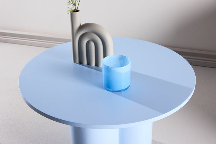 Venture Home Olivia Sofa Table ⌀80x45 cm - Baby Blue