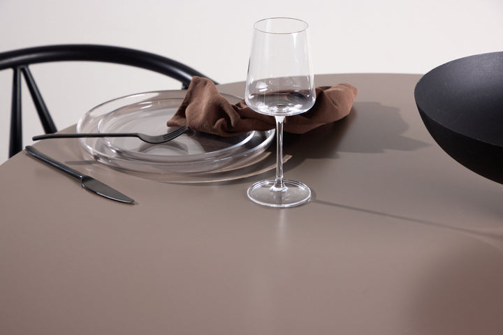 Venture Home Olivia Dining Table ⌀110 - Dark Brown