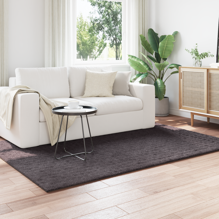 Områdetæpper Rektangulær SIROLO Antracit 200 x 140 cm Polyester