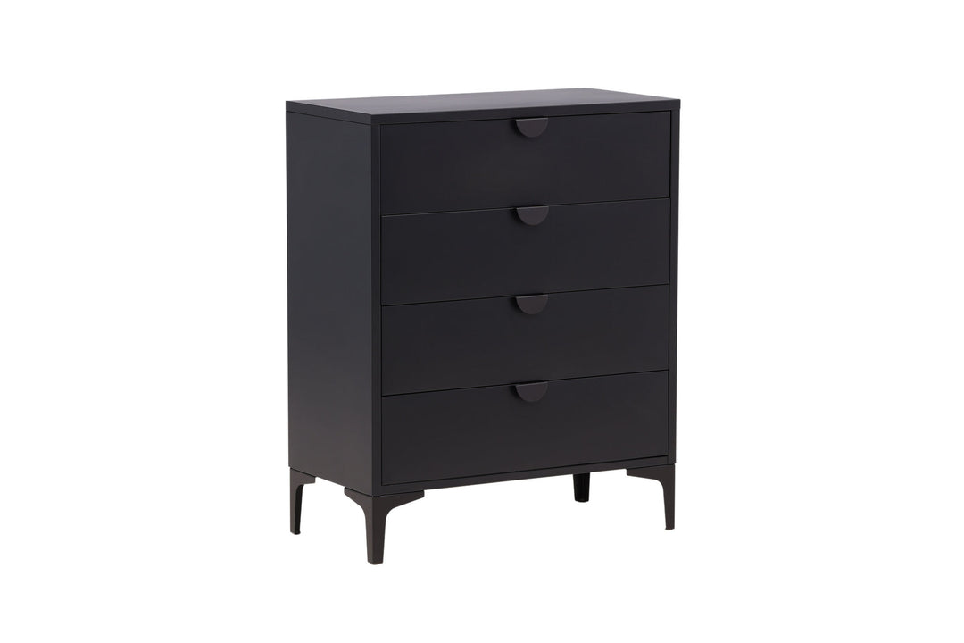 Venture Home Piring 4 Drawer - Black / Black