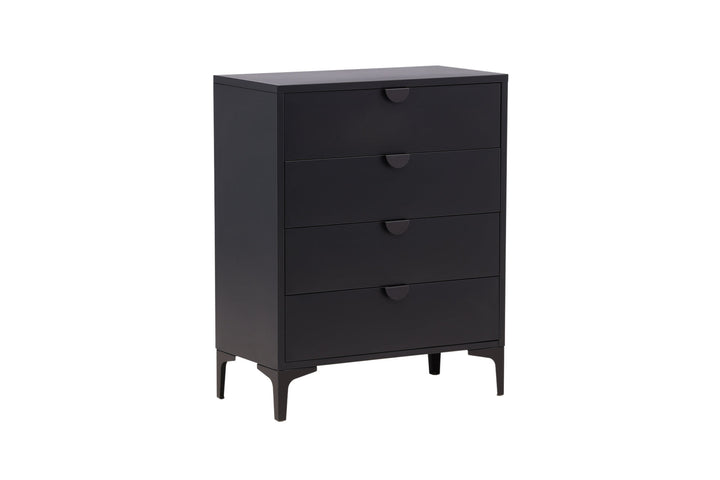 Venture Home Piring 4 Drawer - Black / Black