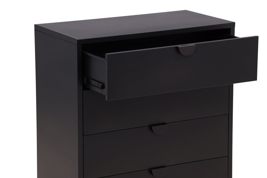 Venture Home Piring 4 Drawer - Black / Black