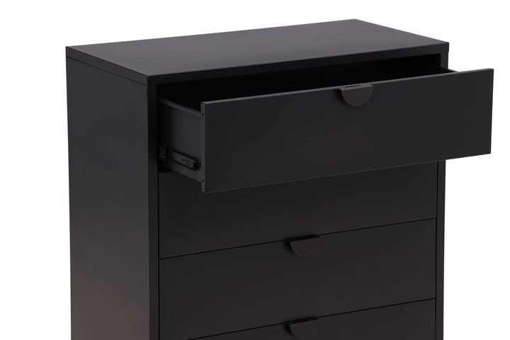 Venture Home Piring 4 Drawer - Black / Black