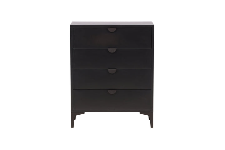 Venture Home Piring 4 Drawer - Black / Black
