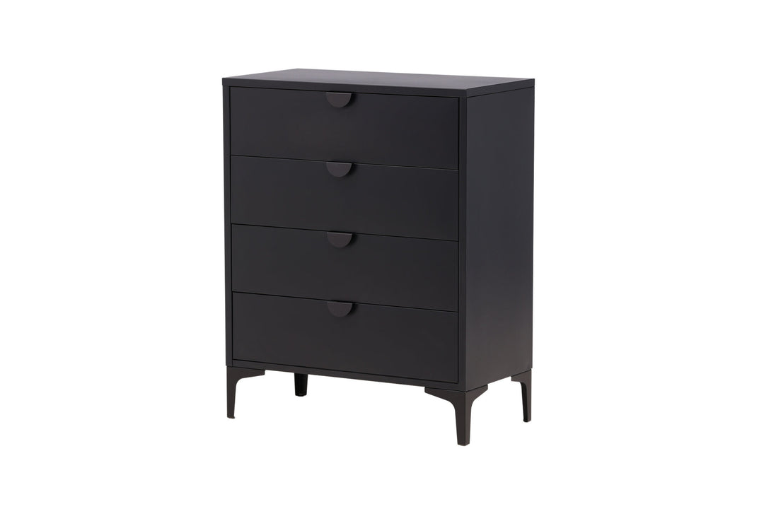 Venture Home Piring 4 Drawer - Black / Black